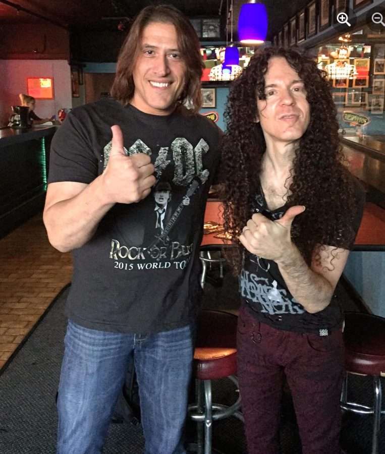 George S. Pogacich with marty friedman (megadeth)