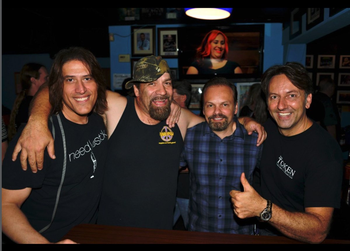 George S. Pogacich with director John Anton at the Token Lounge