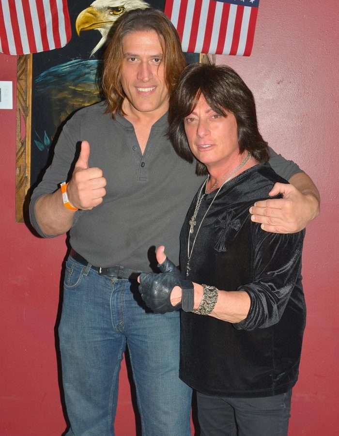 George S. Pogacich with joe lynn turner (rainbow, deep purple)